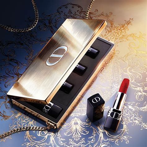 dior makeup clutch with chain 2023|Dior holiday 2023 makeup set.